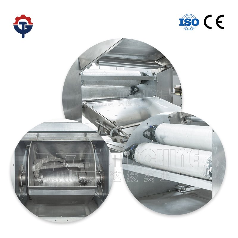 Small Biscuit Making Equipment Automatic Squared Biscuits Machine Sugar Free Biscuit Equipment