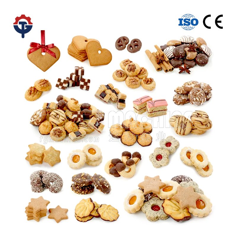 Small Biscuit Making Equipment Automatic Squared Biscuits Machine Sugar Free Biscuit Equipment