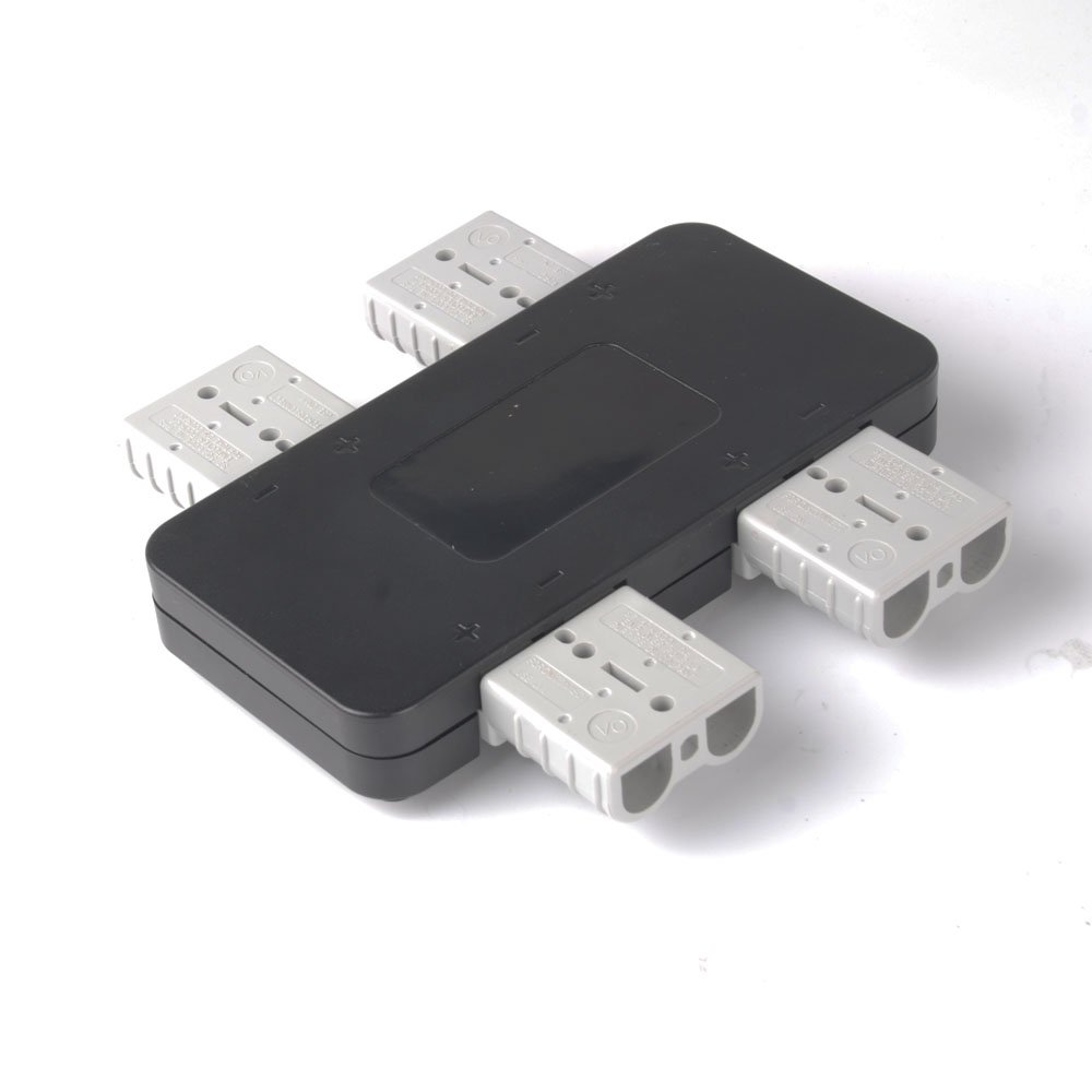 Patent Design OEM Customized 4 Ander son Port (4x50A) Parallel Connection No Pirority Battery Box Accessories