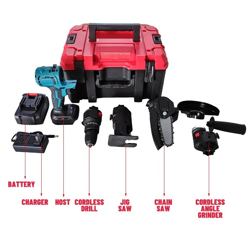 Factory Made 18v Batteries Herramientas General Tool Drill Power Cordless Power Tool Kit