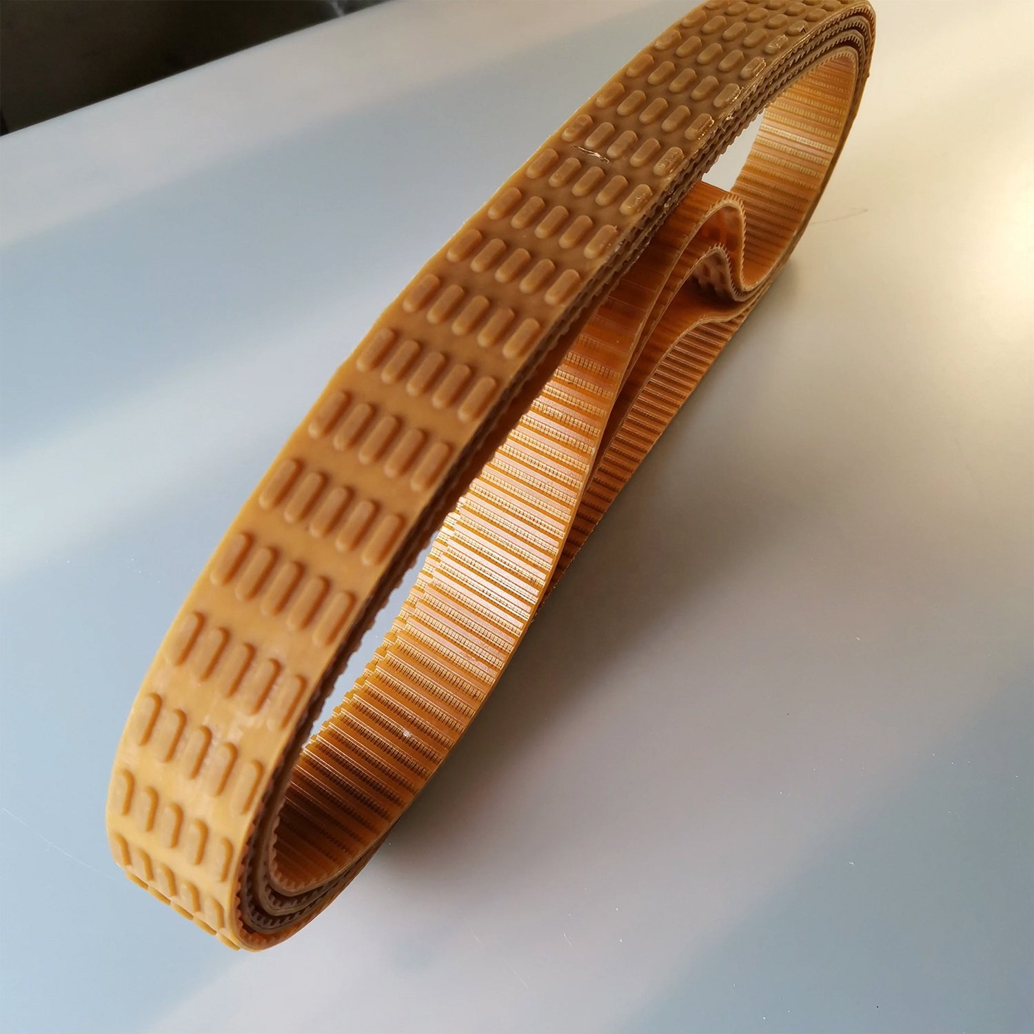 Polyurethane timing belt with coating rubber T9 transmission belts for sausage machine