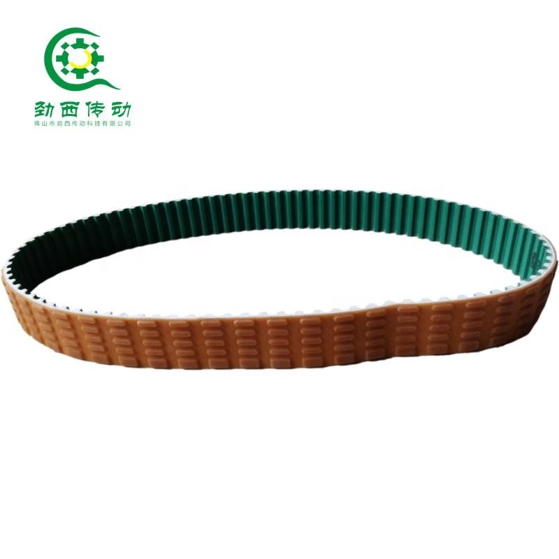Polyurethane timing belt with coating rubber T9 transmission belts for sausage machine