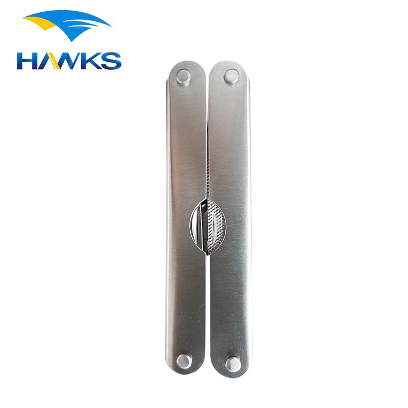 CL2T-CBL04 9 in 1 Multifunction Pocket Folding Pliers Multitool Screwdriver Files Saw Punch Keychain Tools