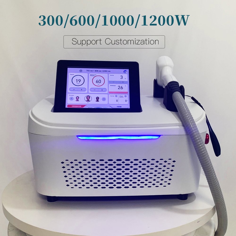 2024 New Arrival Portable Diode Laser Machine for Whole Body Hair Removal 3 Waves 755nm 808nm 1064nm New Laser Beauty Equipment