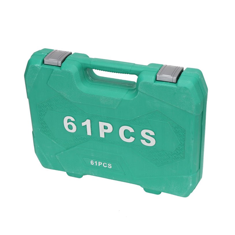 CLAUTOOL 61pcs Socket Ratchet Torque Combination Tool Kits Wrenches Hand Tools Socket Wrench Spanner Tools Set With Box