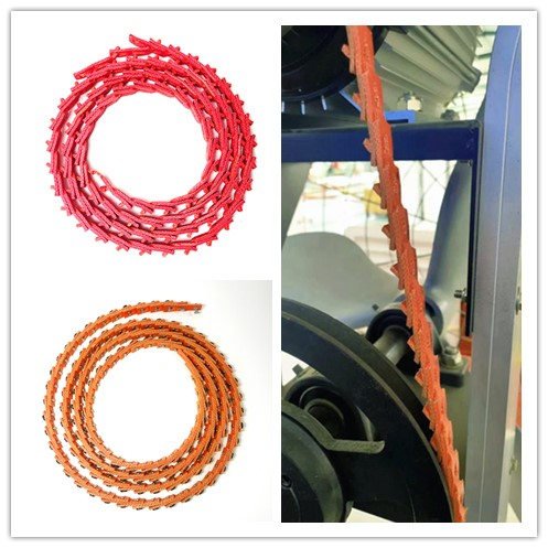 Wear Resistant Transmission Belt Power Twist PU V Belt Link Belt for Power Tools A13 B17 C22 Z10