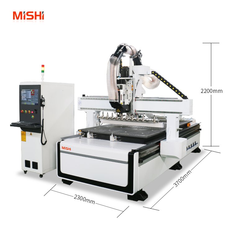MISHI 1325 Automatic Tool Changer ATC CNC Taiwan LNC Control System Woodworking Cabinet Furniture CNC Router Machine