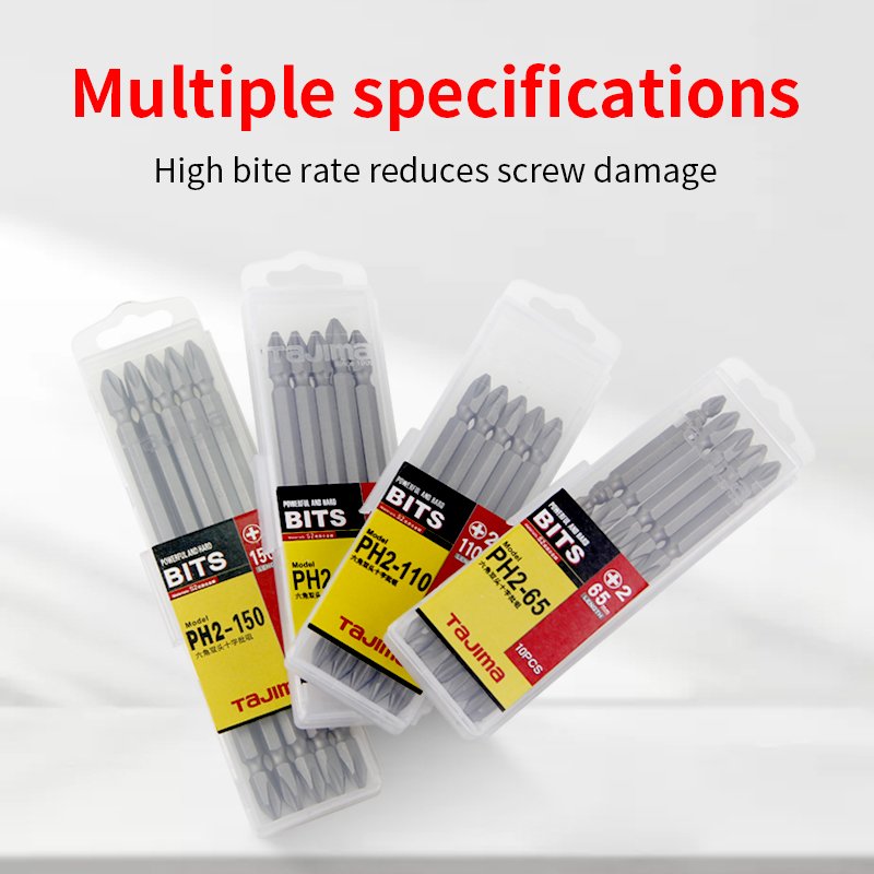 Cross Shaped S2 Electric Screwdriver High Hardness Dual-Use Strong Magnetic High-Strength Power Tool Accessory