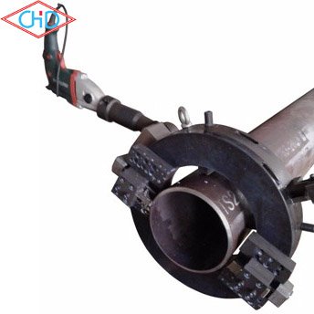 Portable Horizontal Split Frame Aluminum Body Pipe Hand Edge Electric Pipe Cutter Steel Beveling Cutting Machine