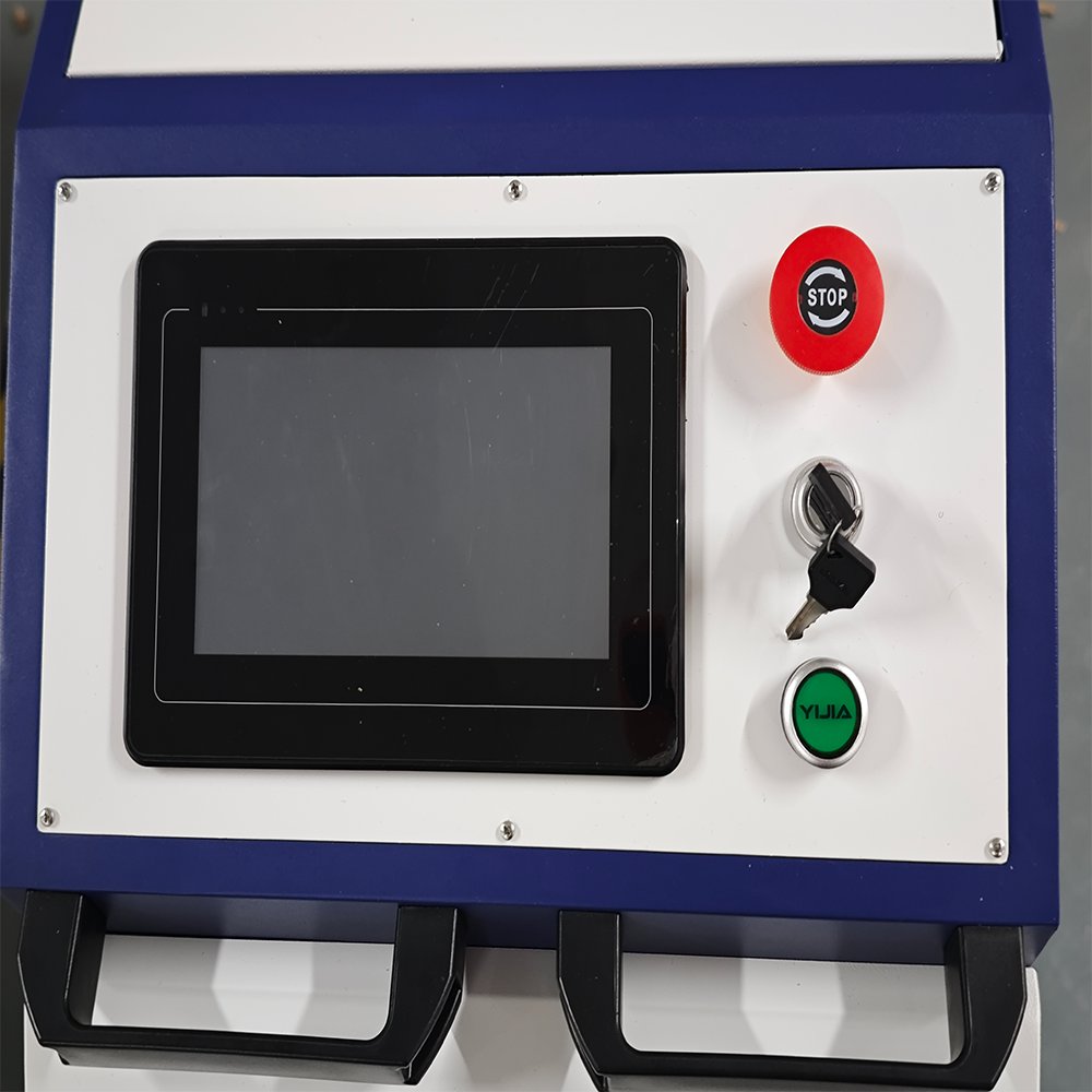 2024 New Efficient 5 in 1 Laser Cleaning Welding Cutting Machine Little Body Blue and Withe