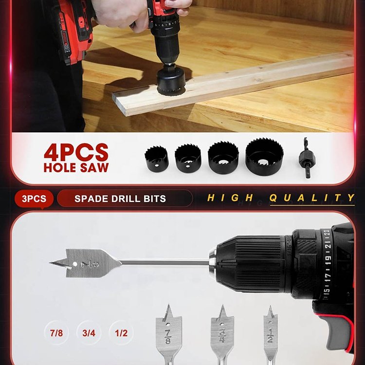 Power Tool Accessories 418Pcs Screw driver drill bit combination set Most popular Drill Bits Set