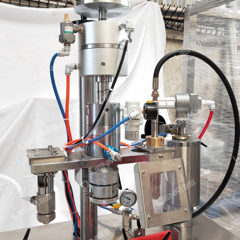 Hot Sale 2 in 1 Aerosol Spray Can Filling Machine Aluminium Aerosol Can Filling Production Line