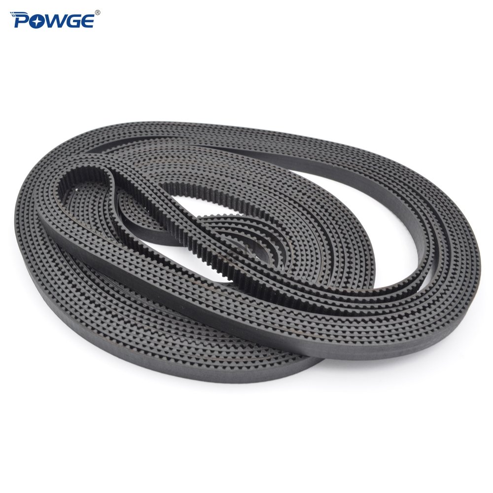 POWGE 2MGT 2M 2GT Synchronous Timing Belt Pitch Length 3000/3008/3600/4016mm Width 6mm Closed Loop 3D Printer