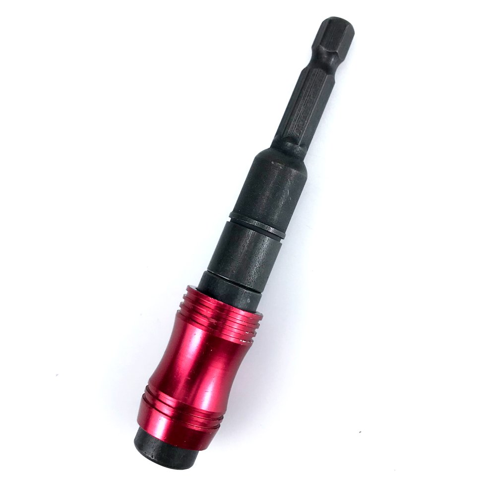 1/4 Inch Hex Magnetic Screw Drill Tip Quick Change Locking Bit Holder Drill Screw Tool Drive Guide Drill Bit Extension Rod