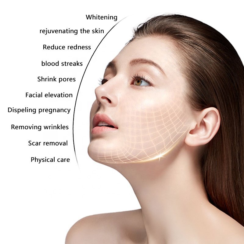 4-in-1 for Sensitive Skin Repair Skin Tightening and Beauty Split Rf Machine Gold Micro Crystal Rf Machine