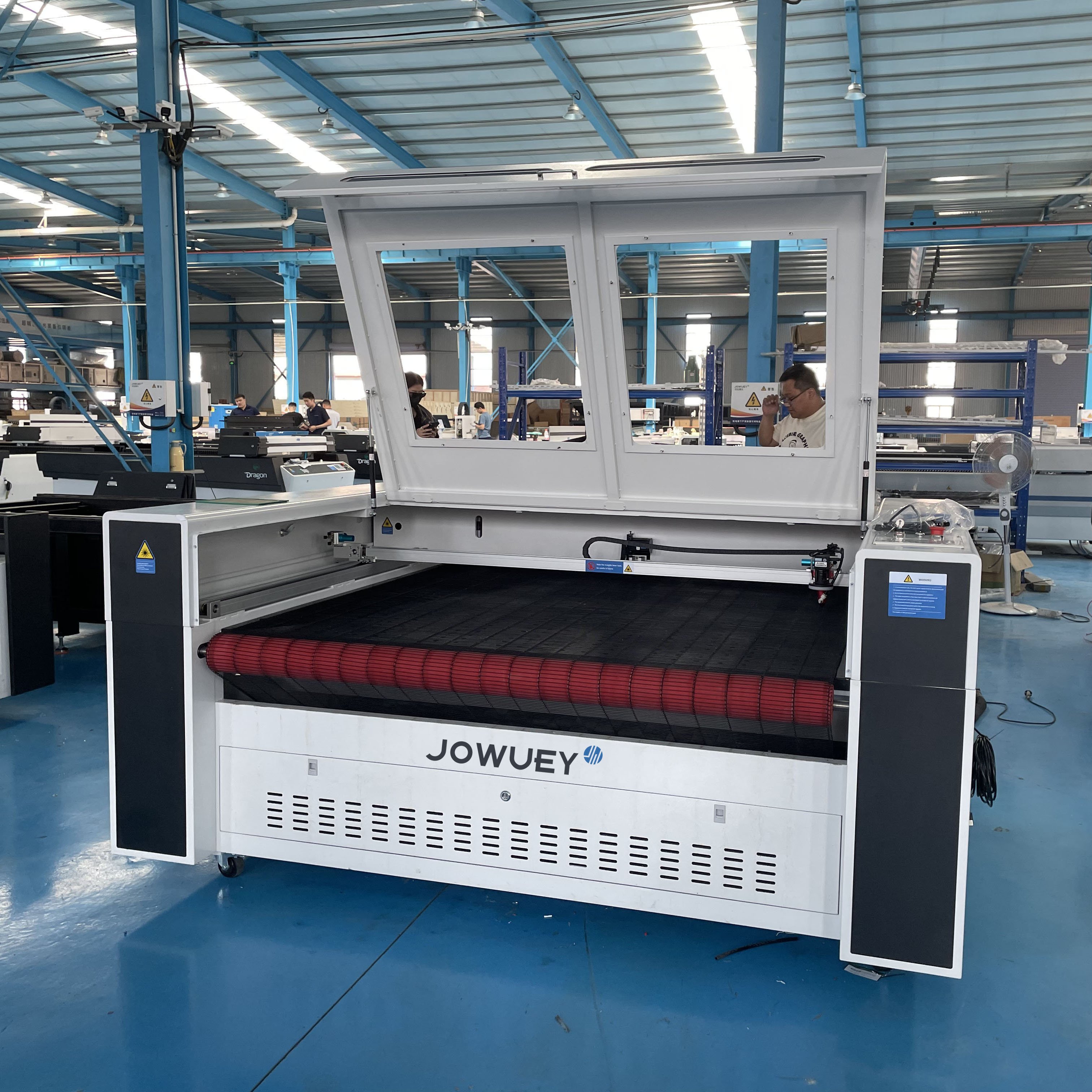 High Efficiency Double Heads auto feeding 1610 CNC CCD Laser Cutting Machine