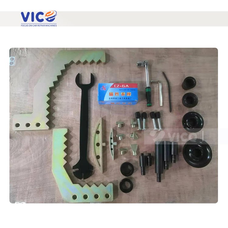 Vico Cheap and Economical#ARP-95 Semi-Automatic Vertical Rim Straightening Machine for Alloy Wheel Repair with Polish Tools Kit