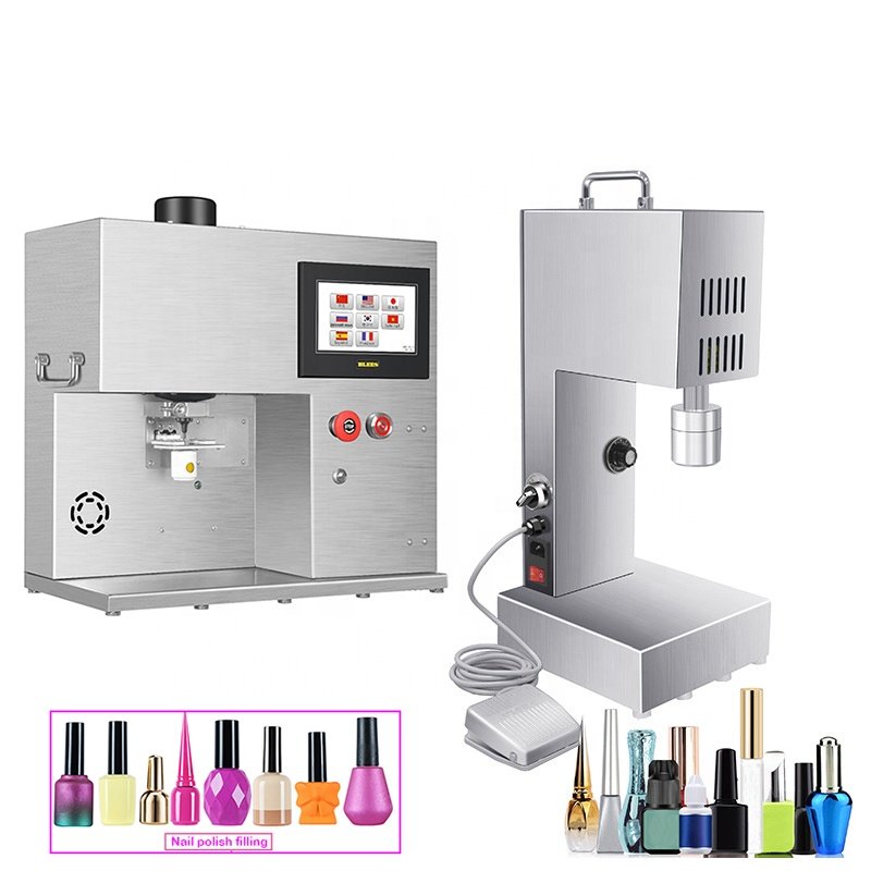 2-300ml Single/double Heads Hot Sale Small Bottle Liquid Lip Gloss Eye Shadow UV Gel Nail Polish Filling Machine