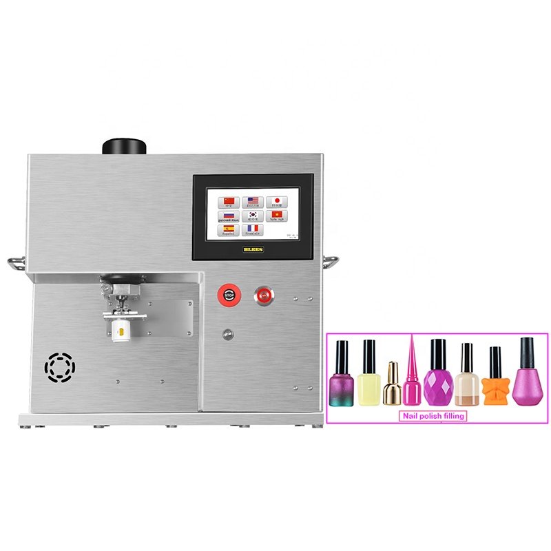 2-300ml Single/double Heads Hot Sale Small Bottle Liquid Lip Gloss Eye Shadow UV Gel Nail Polish Filling Machine