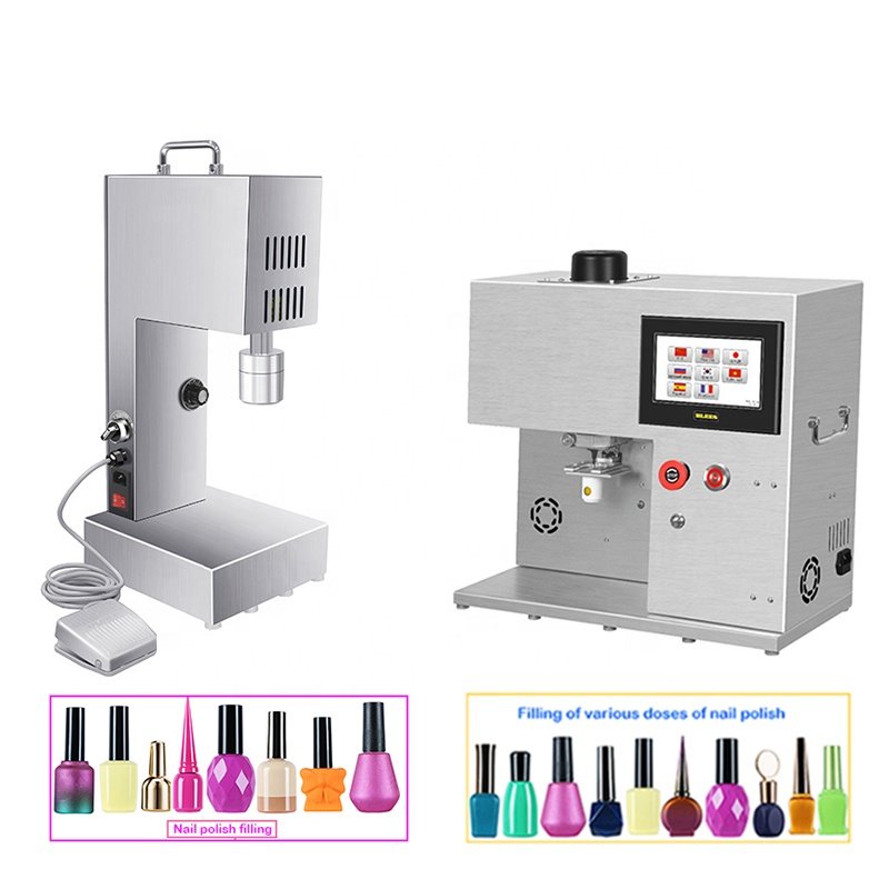 2-300ml Single/double Heads Hot Sale Small Bottle Liquid Lip Gloss Eye Shadow UV Gel Nail Polish Filling Machine
