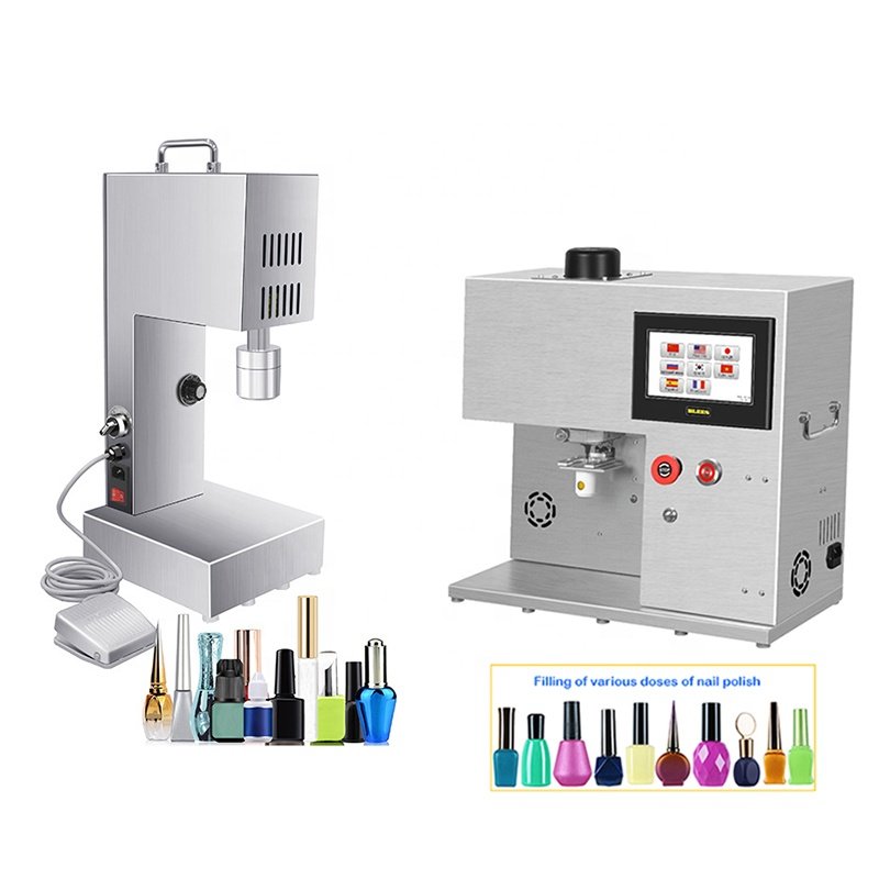 2-300ml Single/double Heads Hot Sale Small Bottle Liquid Lip Gloss Eye Shadow UV Gel Nail Polish Filling Machine