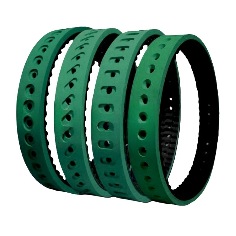 Bando T10 Thickened green rubber Punching Synchronous Belt Packaging Machine Film Pulling Industrial Machine Transmission Belt