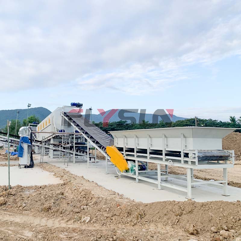 150-200 Tons Per Day Ballistic Separator for Msw Waste Sorting Machine