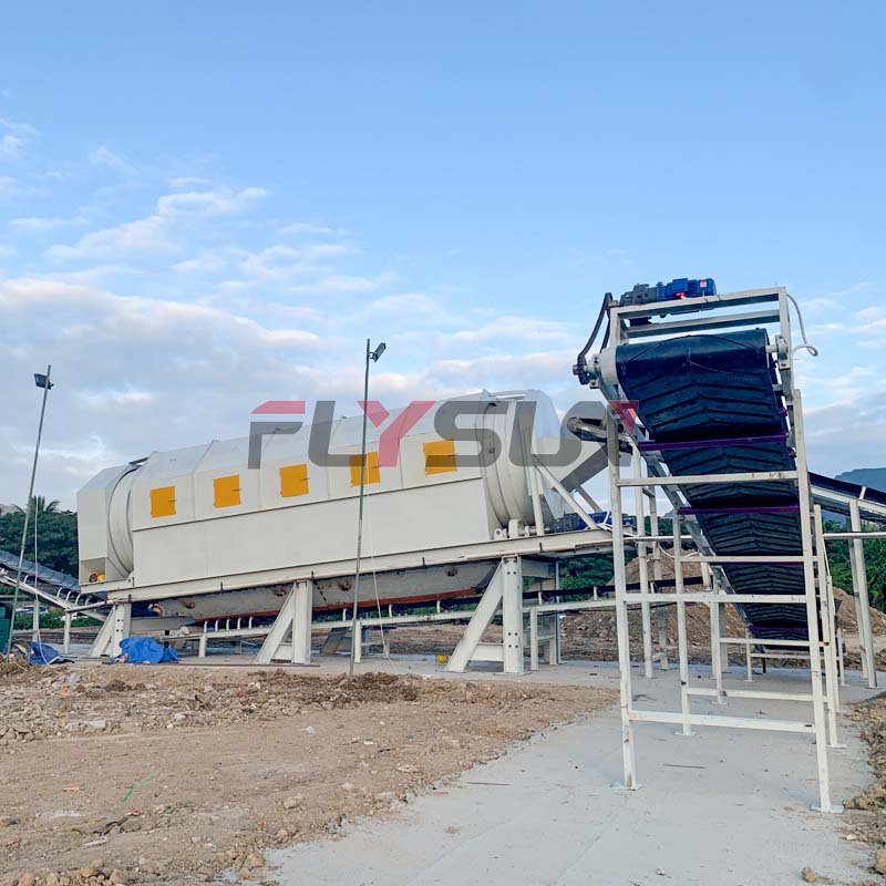 150-200 Tons Per Day Ballistic Separator for Msw Waste Sorting Machine