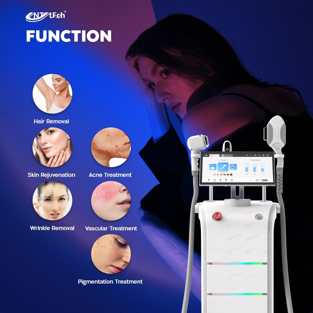 Beauty Equipment 2024 Dpl Laser Diode Laser Triple Wavelength 3 Wave Diode Laser Hair Removal Machine