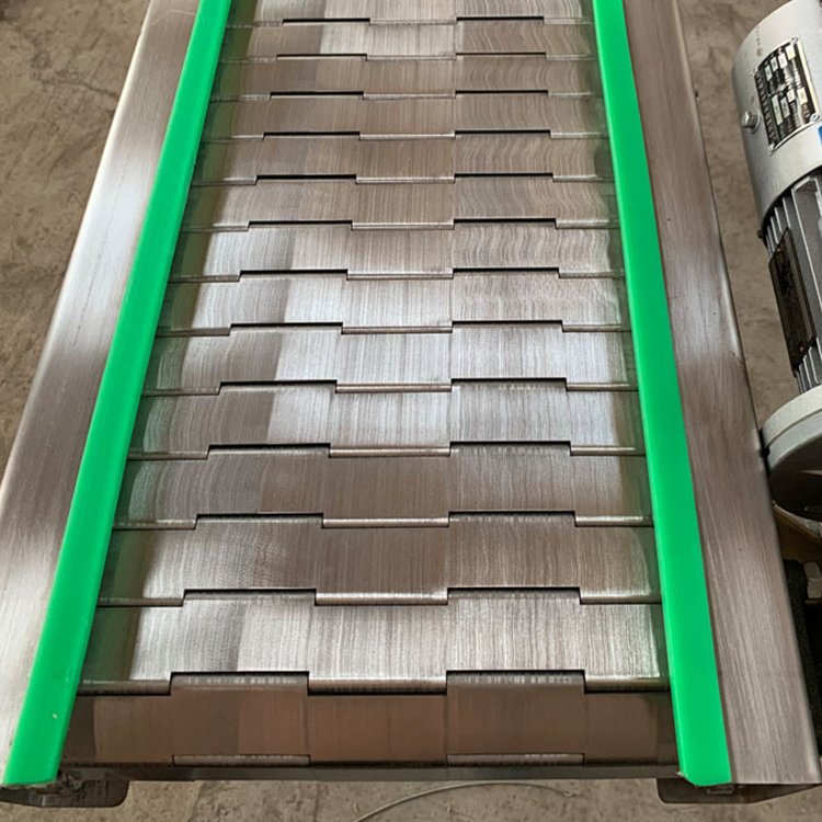 LIANGZO Portable Premium Durable Material Slat Chain Sorting Flexible Conveyor for Food Industry