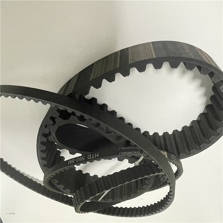 Pu Synchronous Belt With Green Cloth On Both Sides Custom Size Timing Belt