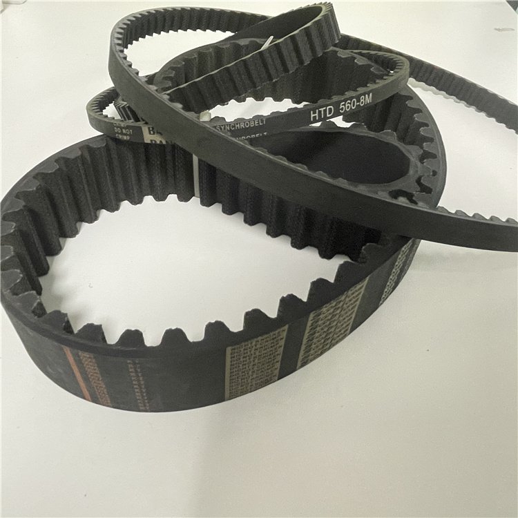 Pu Synchronous Belt With Green Cloth On Both Sides Custom Size Timing Belt