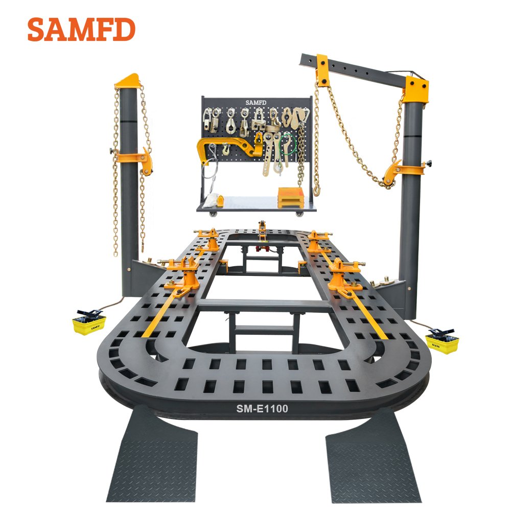 SAMFD Car Bench Chassis Straightener Auto Body Straightening Machine Shop Car Frame Machine for Collision Repair Equipment