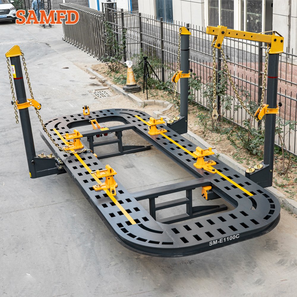 SAMFD Car Bench Chassis Straightener Auto Body Straightening Machine Shop Car Frame Machine for Collision Repair Equipment