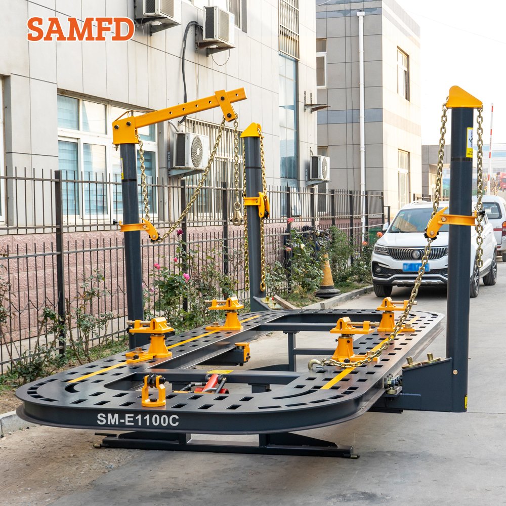 SAMFD Car Bench Chassis Straightener Auto Body Straightening Machine Shop Car Frame Machine for Collision Repair Equipment