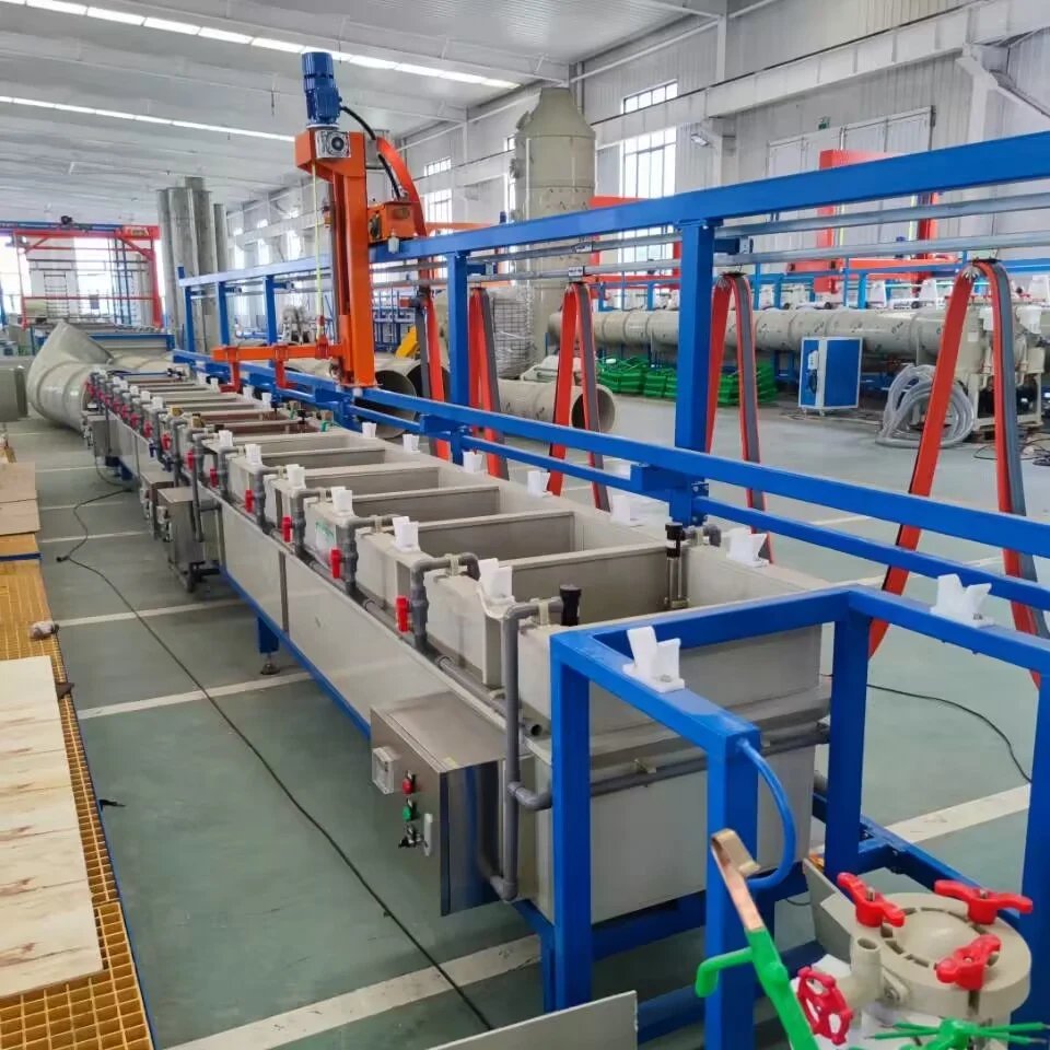 Tongda Electroplating Line for Sale Semi Full Automatic Small Copper Plating Machine