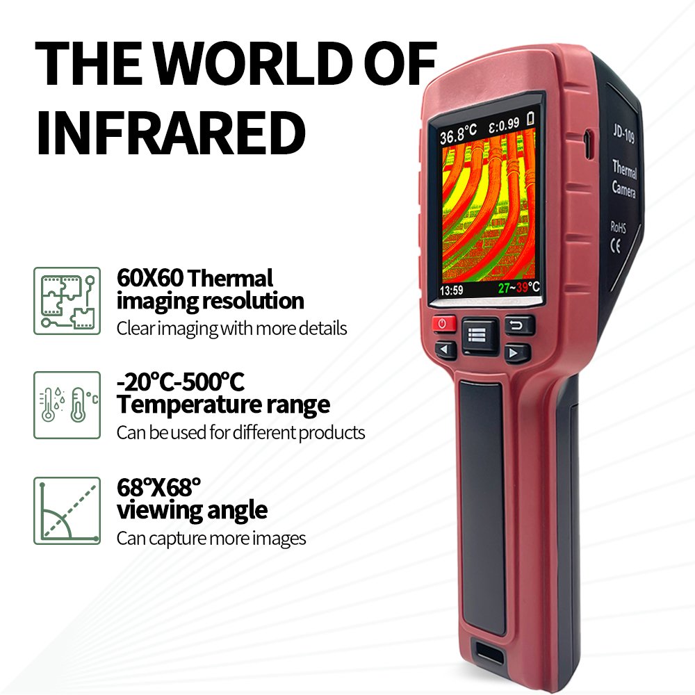 Thermal Imaging Camera JD109 Thermal Insulation Pipeline Temperature Measurement Detection