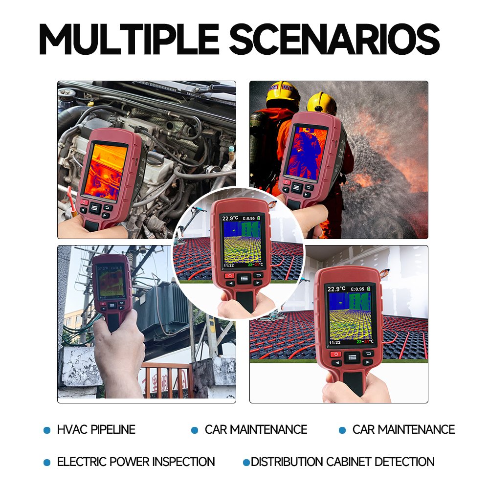 Thermal Imaging Camera JD109 Thermal Insulation Pipeline Temperature Measurement Detection