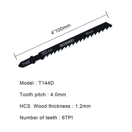 30PC jigsaw saw blade for fast wood plywood hardwood PVC metal high carbon steel blade
