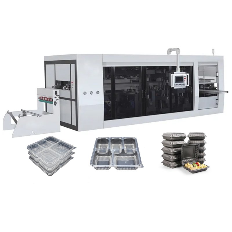 Disposable Foam Plastic Take Out Container Biodegradable Boxes PET Food Storage Containers Takeaway Packaging Making Machine