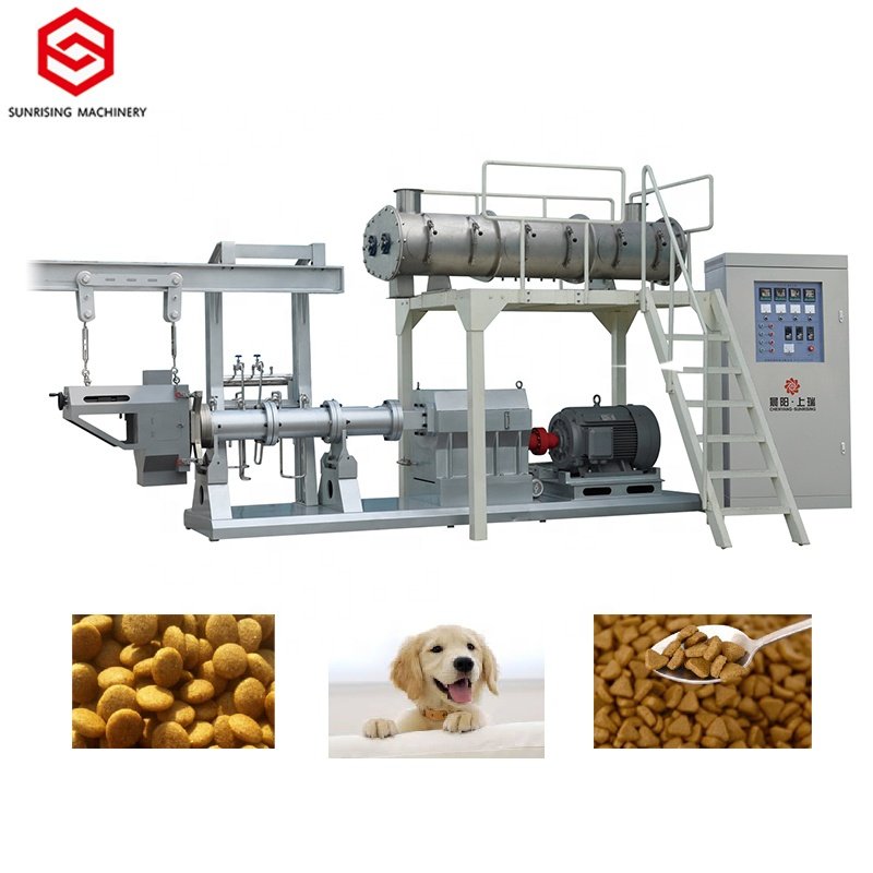 Fully Automatic 100kg/h-6ton/h Dog Cat Pet Food Processing Machine Extruder Equipment Plant Line