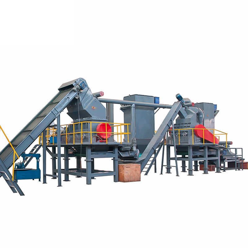 Waste Car Wheels Shredding Scrap Car Bumper Shredder Metal Scrap Recycling Machine