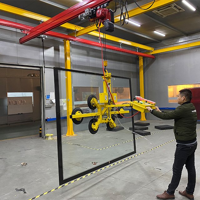 250kG Pneumatic High Speed Glass Vacuum Lifter Suction Cup for Insulating Glass Production Line