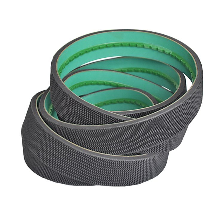 Labeling machine elastic cloth coating yellow-green nylon transmission flat sponge conveyor belt foaming sponge belt