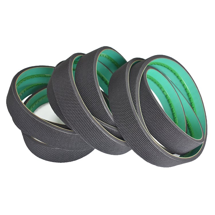 Labeling machine elastic cloth coating yellow-green nylon transmission flat sponge conveyor belt foaming sponge belt