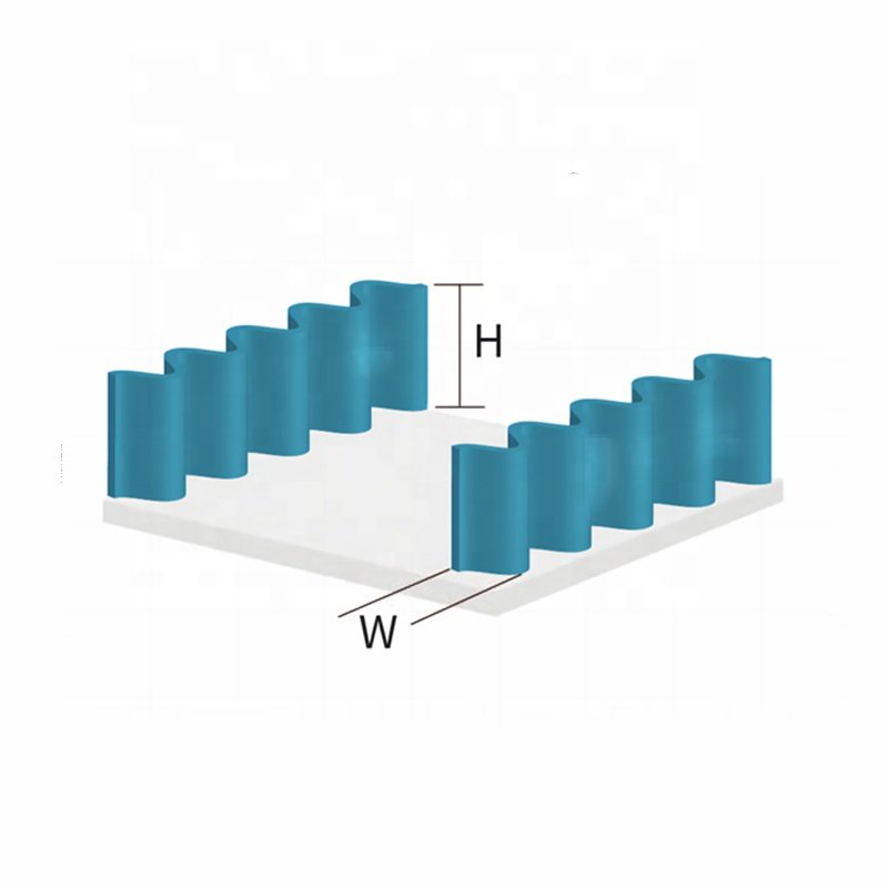 Glossy Sidewall High Density Hydrolysis Resistant Antibacterial Potato Snacks Conveyor Belt Food Conveyor And Process Belts