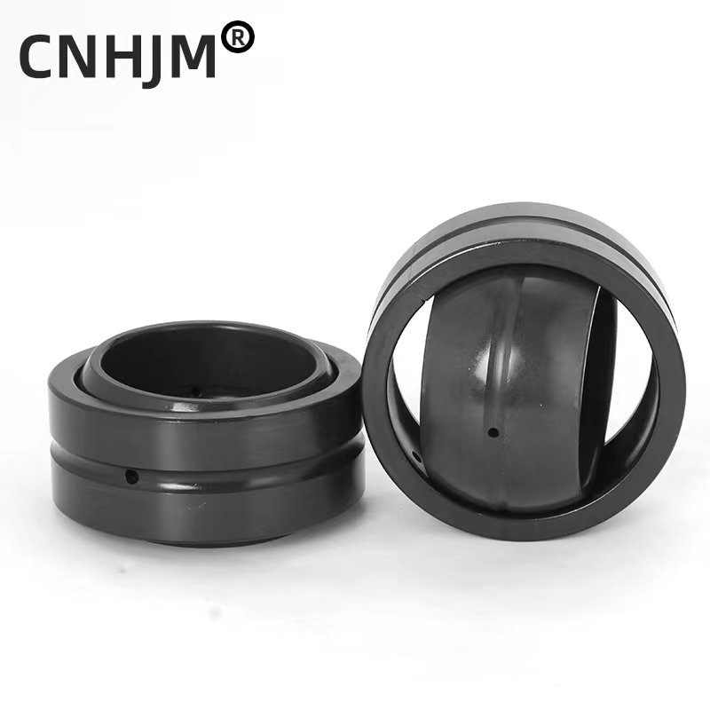 Radial spherical plain bearing with single seam outer ring