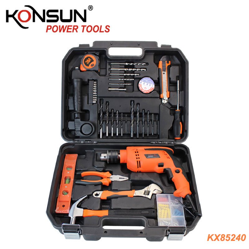 KONSUN power Tools 600W 2800RPM Impact Drill Kit With 20Pcs Accessories Electrical Tool Kit