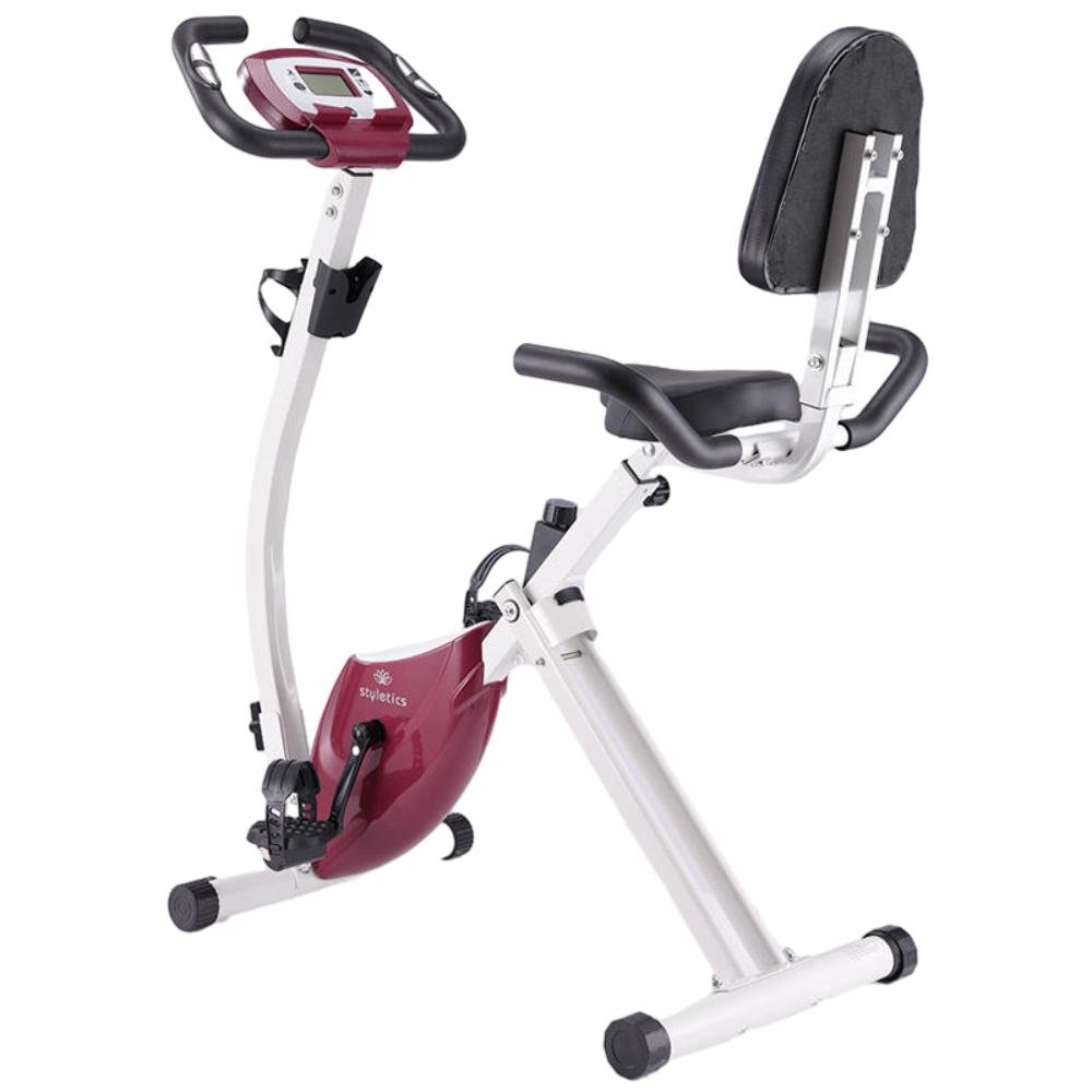 Foldable Recumbent Fitness Cycle Exercise Bike Magnetic Bike for Home Gym Use for Household Exercise