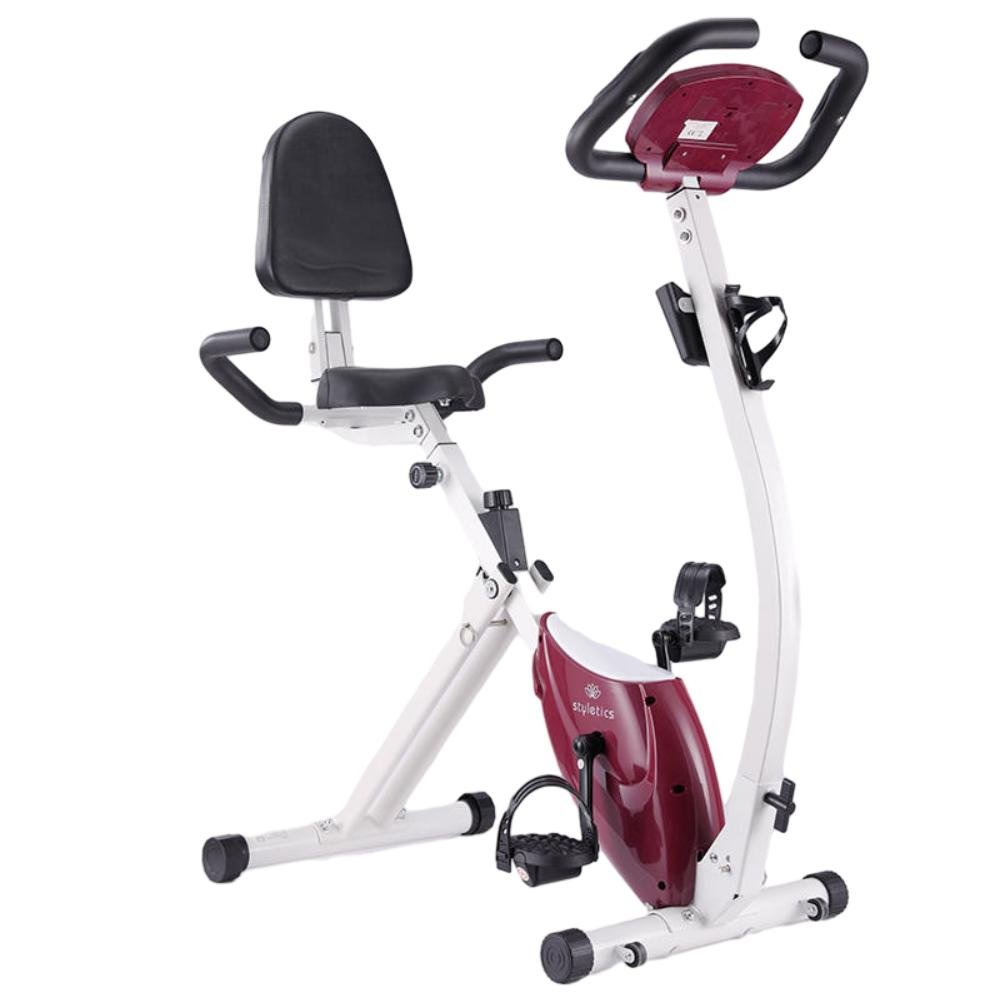 Foldable Recumbent Fitness Cycle Exercise Bike Magnetic Bike for Home Gym Use for Household Exercise
